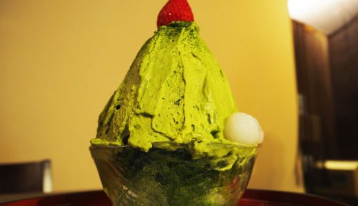 フォトジェニックな吾妻茶寮のかき氷！ 抹茶味のAzumAtchAを食べてみた