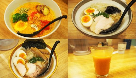 ソラノイロ名古屋店で金と銀の煮干しラーメンを食べてきました！