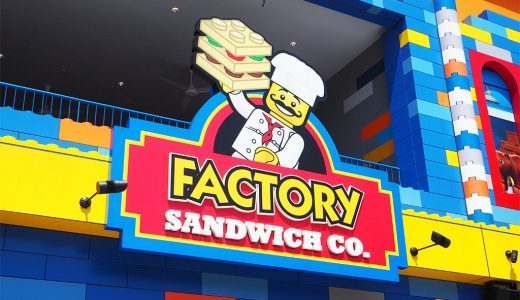 混雑時でも大丈夫！レゴランドジャパンの空いてるカフェ「ファクトリーサンドウィッチ」