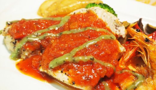 名古屋港水族館内のレストラン「アリバダ」で鮫肉を食べる…！