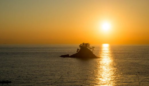 篠島を日帰りで観光！ 青い空と海、美しい夕陽に惚れ惚れ。