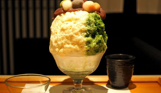 栄「緋毬」かき氷のラインナップ。人気メニューはこれ！