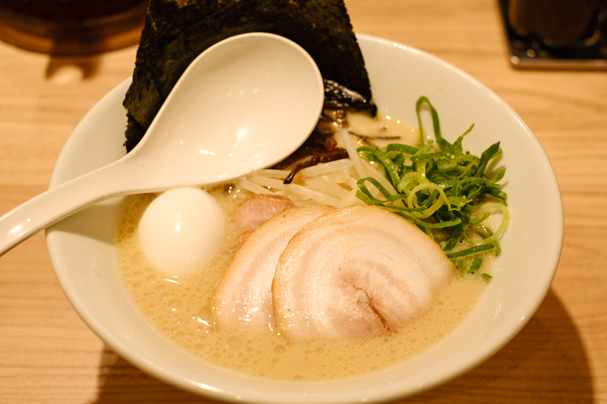 一風堂のラーメン