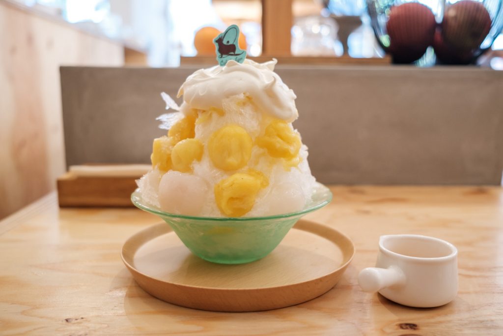 カフェ ド リオン パレットのかき氷